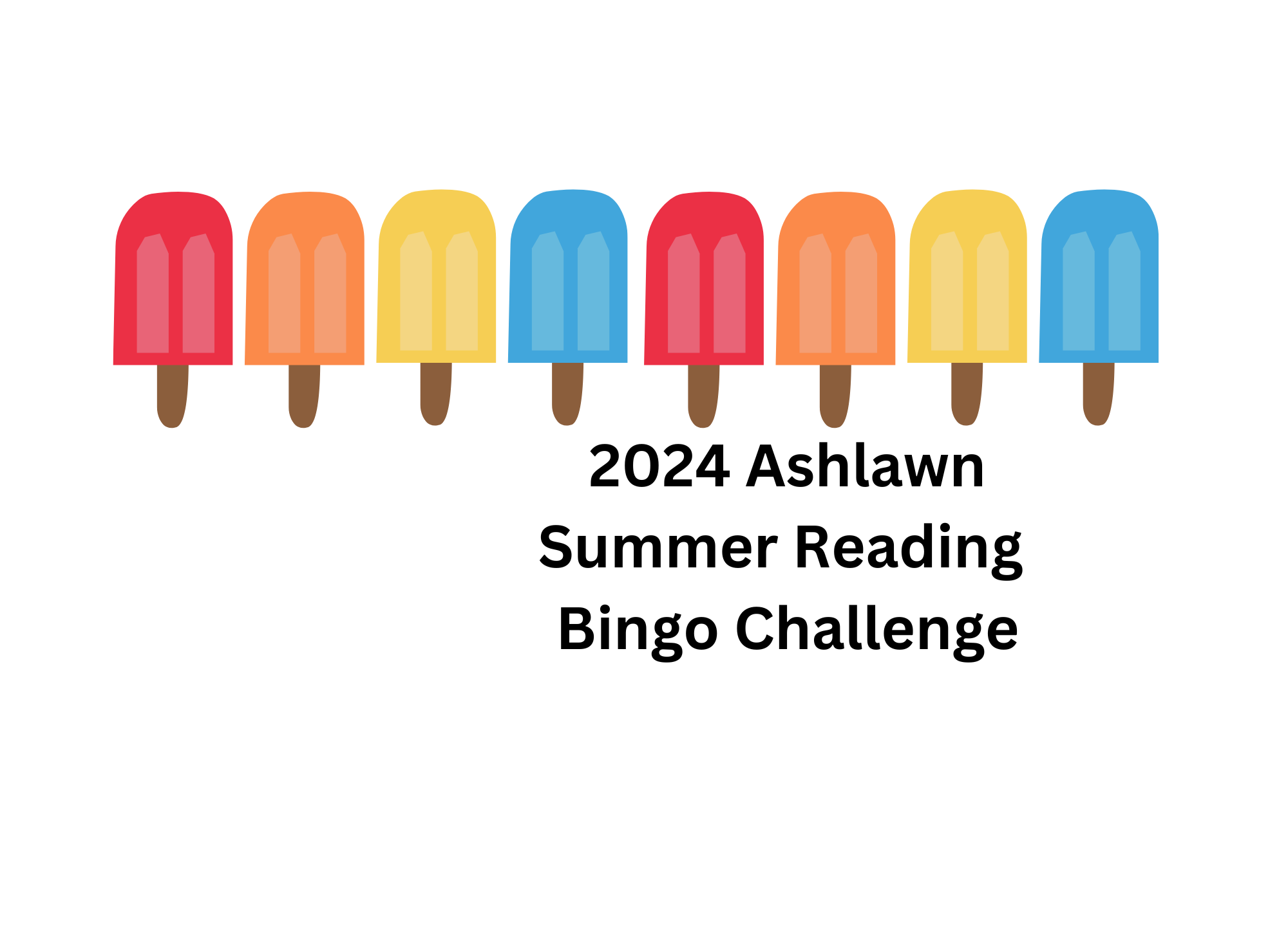 Picture of popsicles - Ashlawn 2024 Summer Reading Bingo Challenge